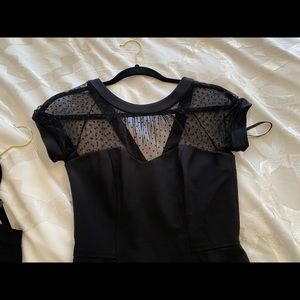 White House Black Market 00 Swiss dot dress